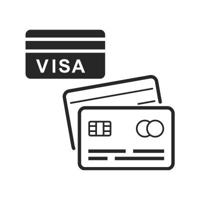 Icono de Visa y MasterCard